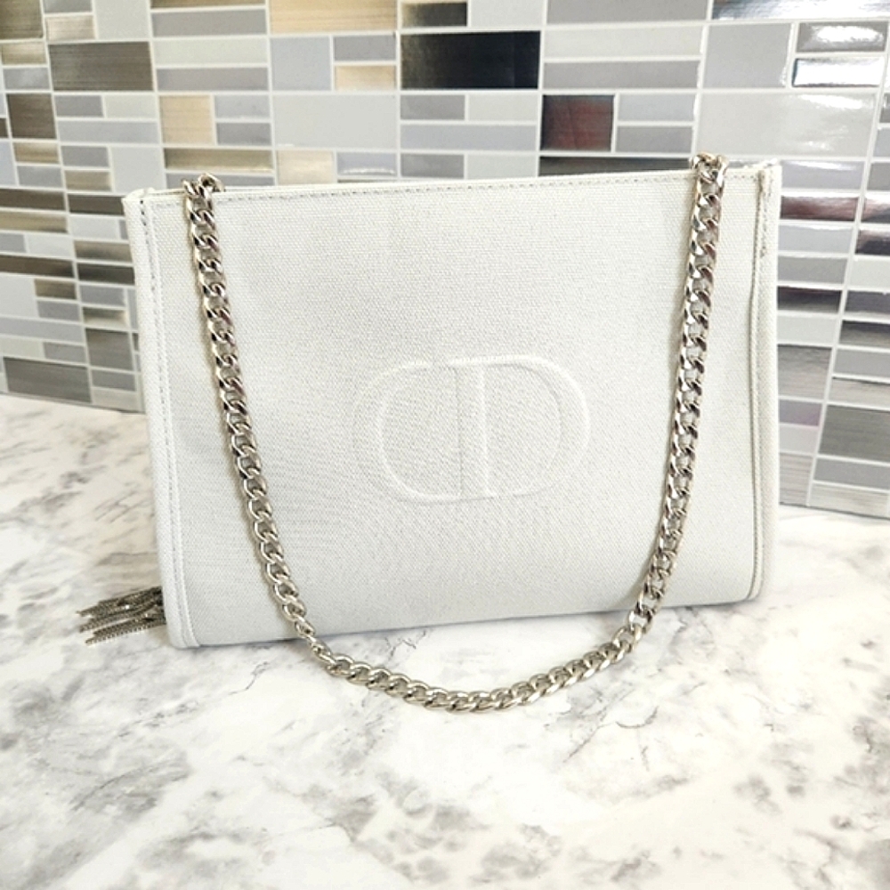 RESERVED DIOR Cosmetic Makeup Bag Clutch to Crossbody Bag